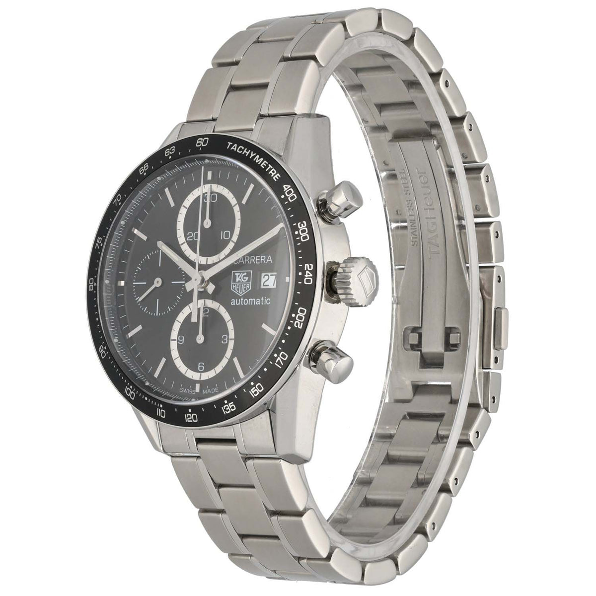 Tag Heuer Carrera CV2010-4 41mm Stainless Steel Watch