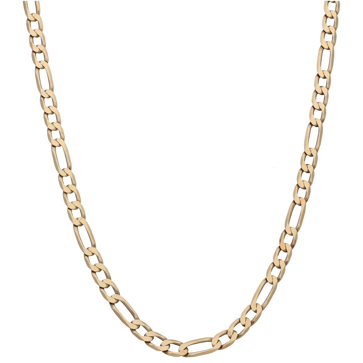 9ct Gold Figaro Chain 18"