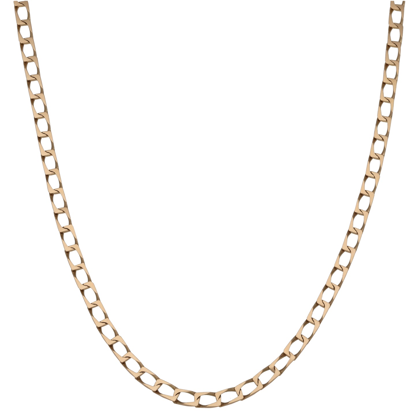 9ct Gold Curb Chain 20"