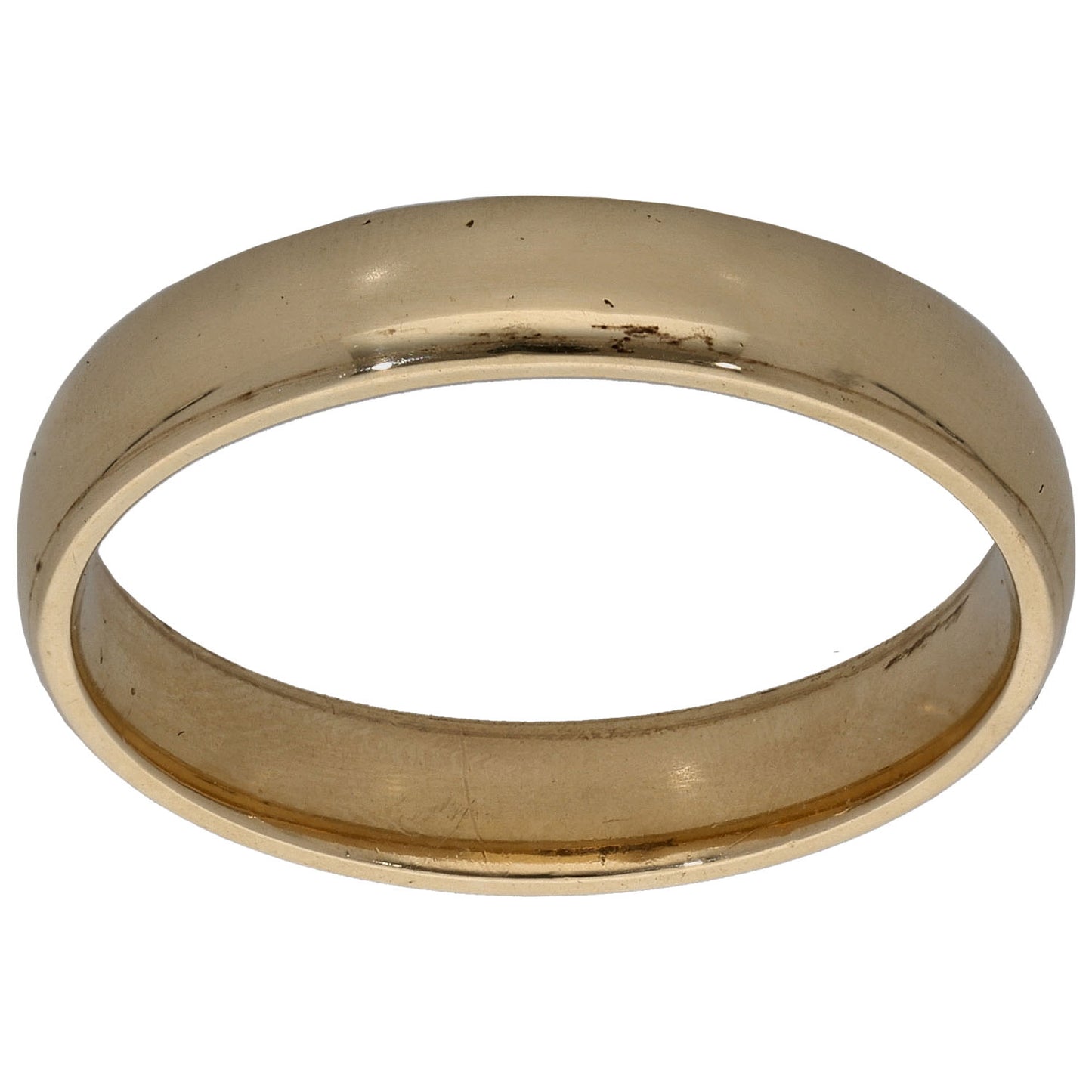 9ct Gold Plain Wedding Ring Size R