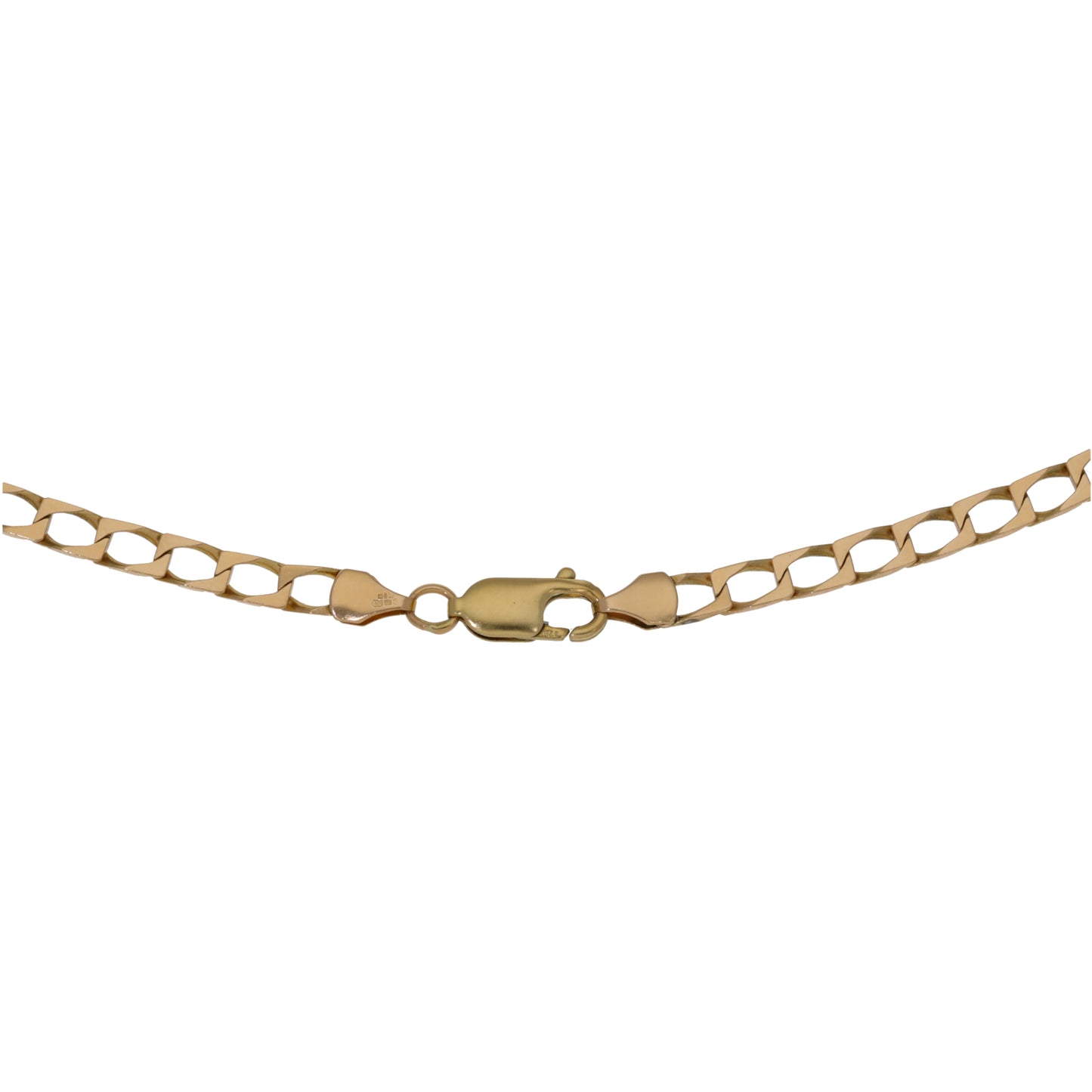 9ct Gold Curb Chain 20"