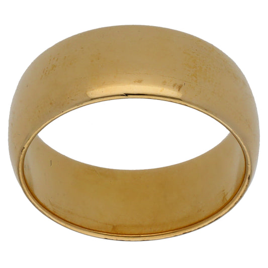9ct Gold Plain Wedding Ring Size Q