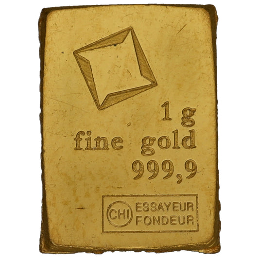 24ct 1g Gold Bar