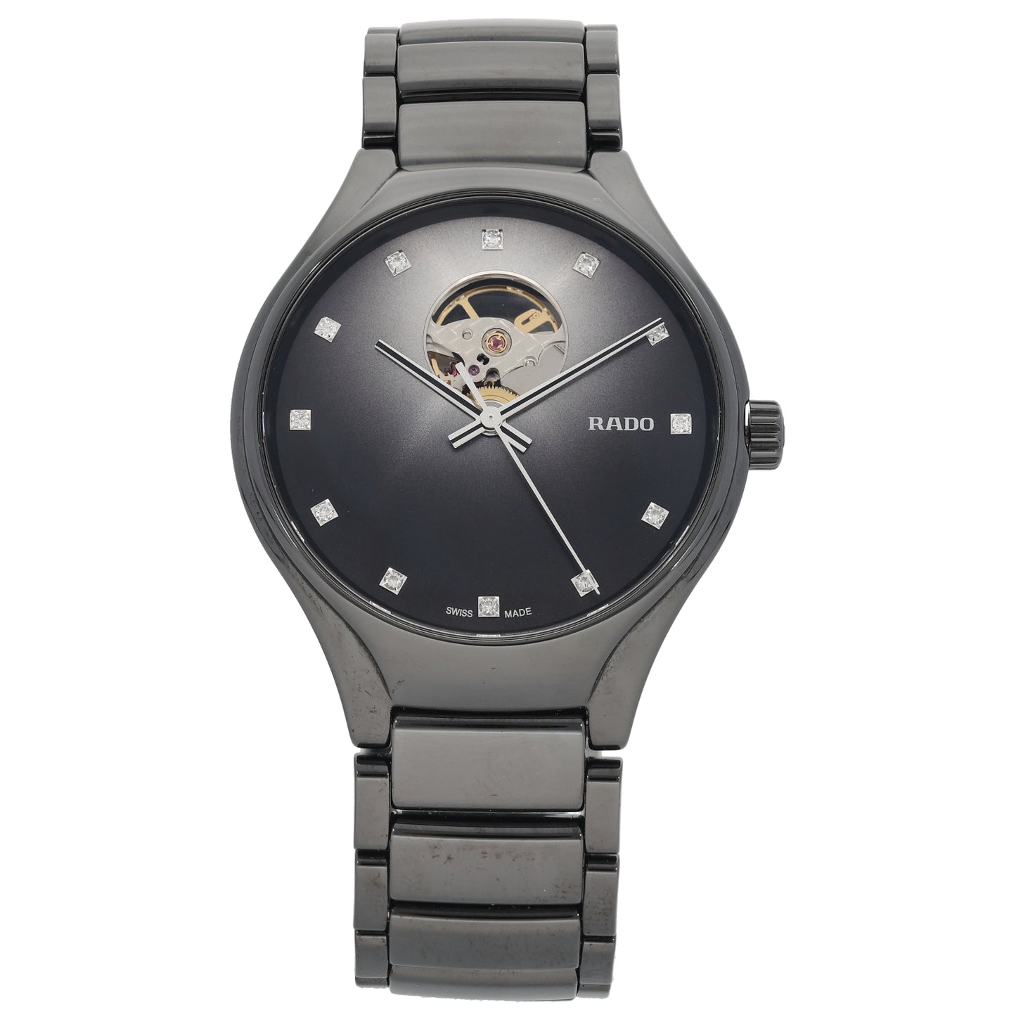 Rado True 734.6107.3 40mm Ceramic Watch