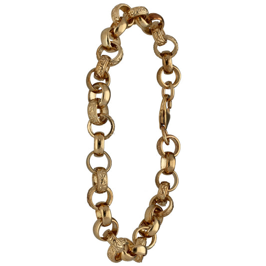 9ct Gold Belcher Bracelet