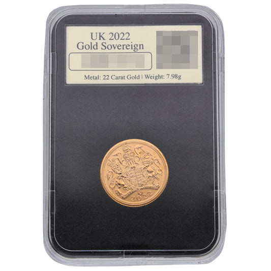 22ct Gold Queen Elizabeth II Full Sovereign Coin 2022