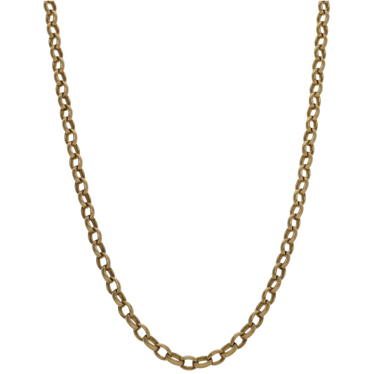 9ct Gold Belcher Chain 22"