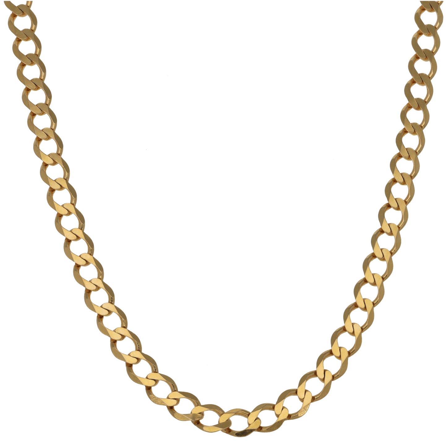 9ct Gold Curb Chain 24"