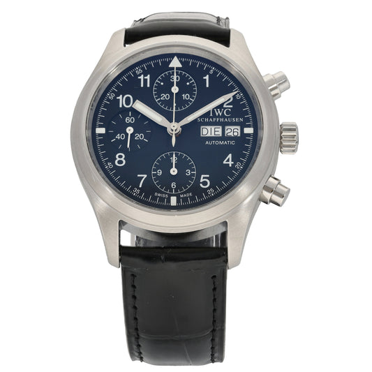 IWC Pilot Fileger Chronograph 39mm Stainless Steel Watch
