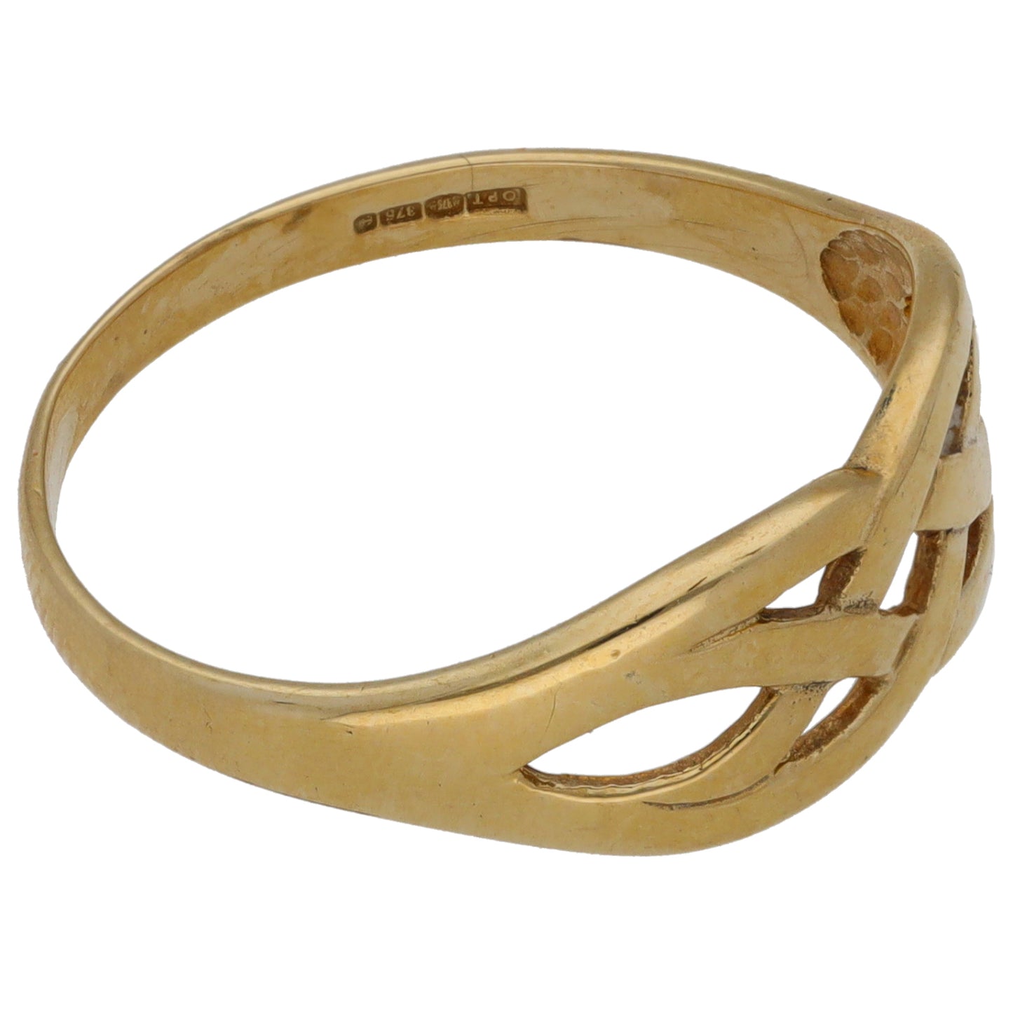 9ct Gold Alternative Ring Size T