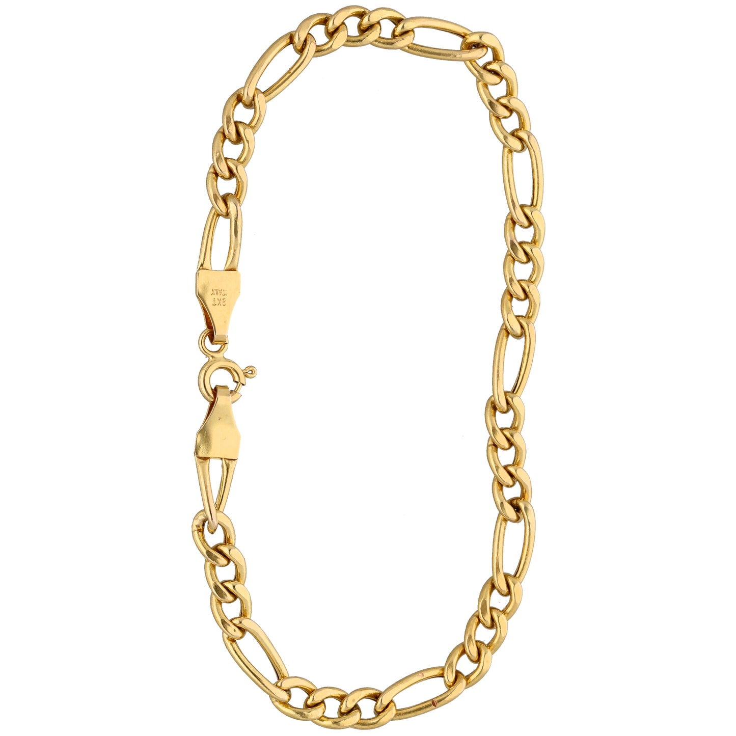 9ct Gold Figaro Bracelet