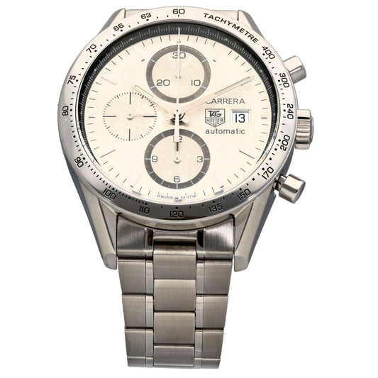 Tag Heuer Carrera CV2017-1 41mm Stainless Steel Watch
