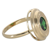 Load image into Gallery viewer, New 14ct Gold Green Greek Key Ring
