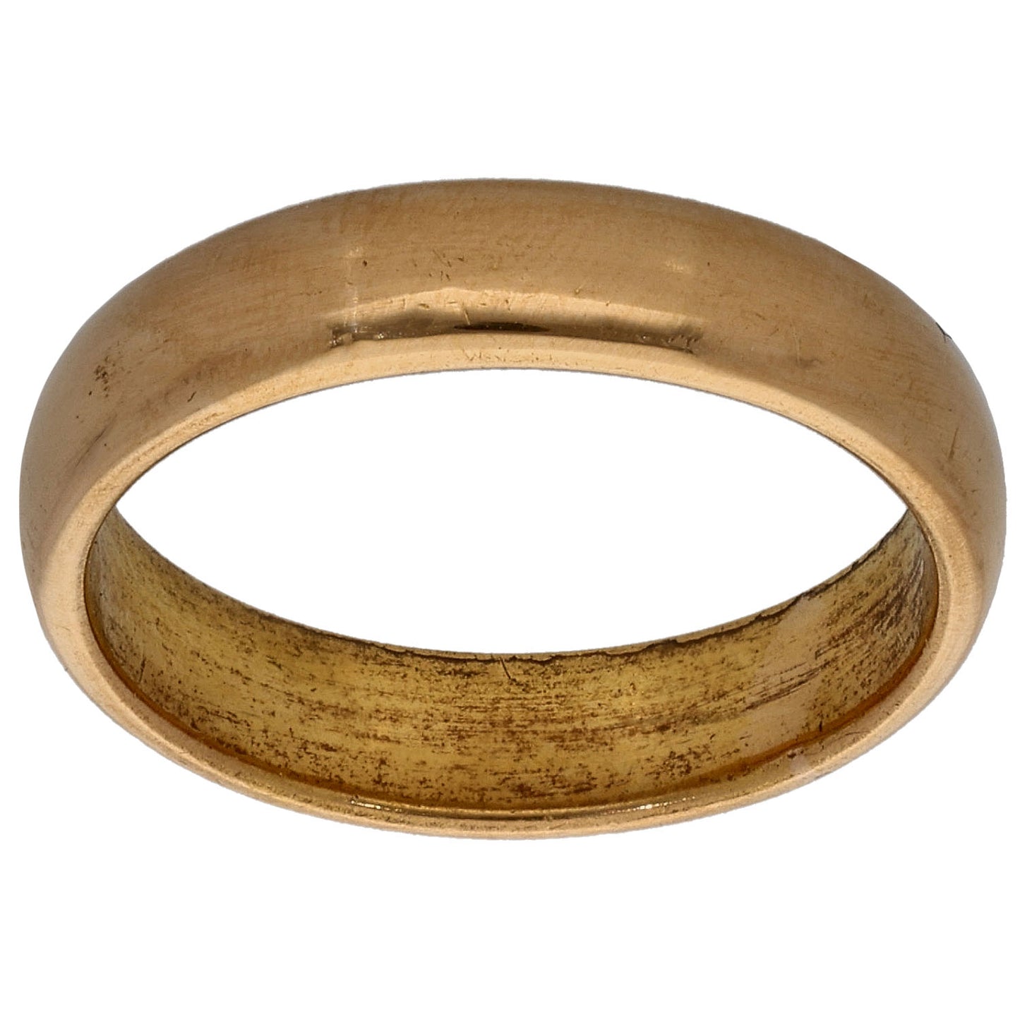 22ct Gold Plain Wedding Ring Size L