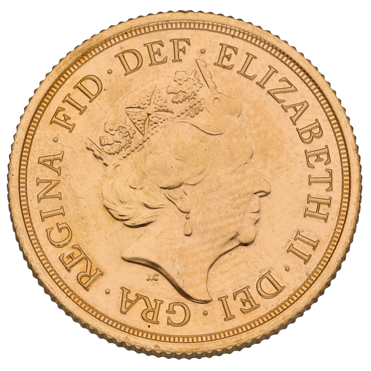 22ct Gold Queen Elizabeth II Full Sovereign Coin 2017