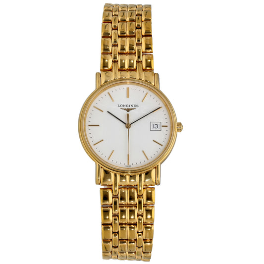 Longines Presence L4.720.2 33mm Gold Plated Watch