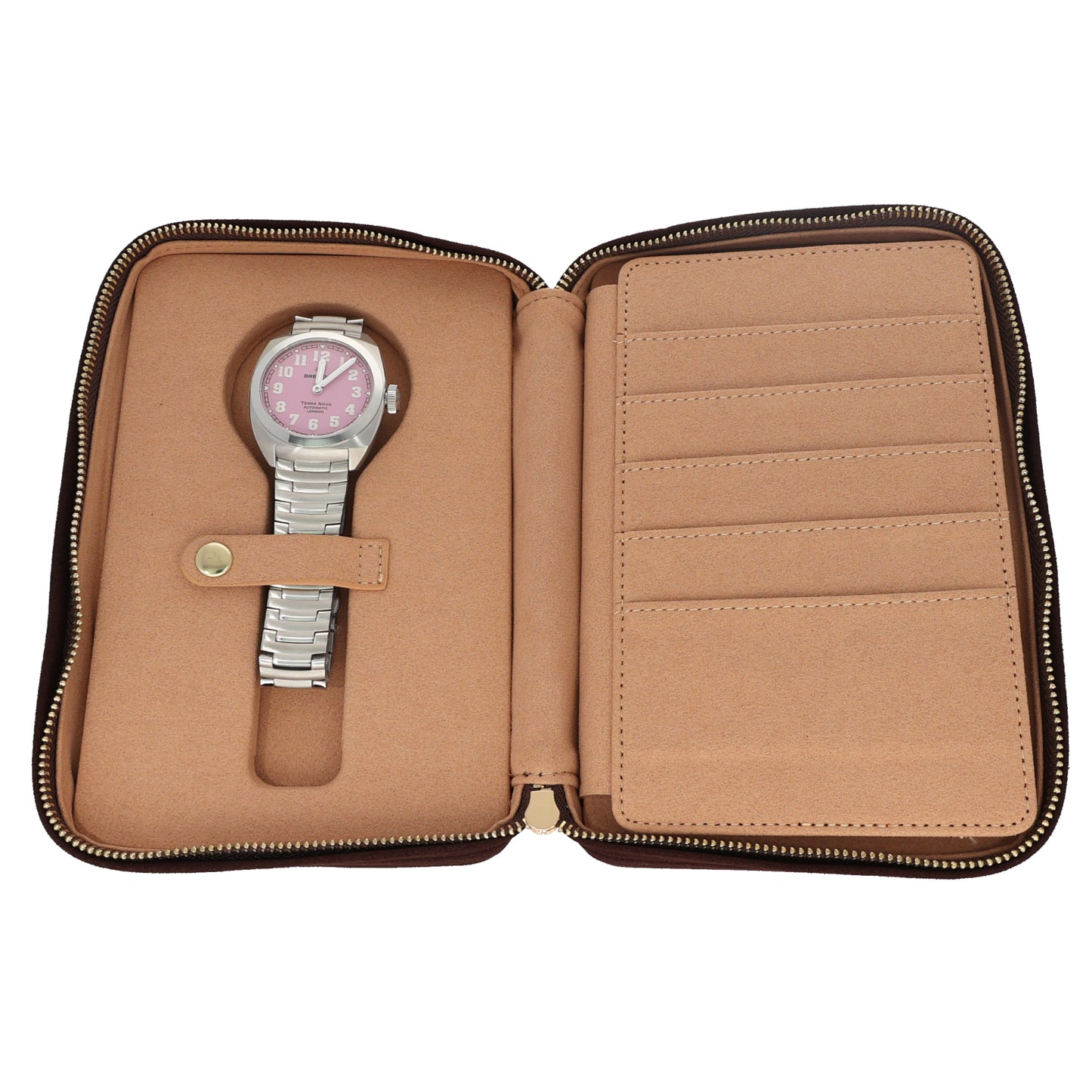 Bremont Terra Nova TN38-ND-SS-PK-B 38mm Stainless Steel Watch