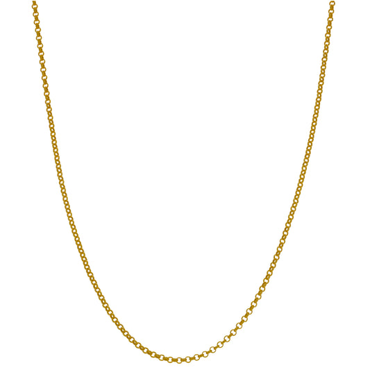 New 14ct Gold Micro Belcher Chain 20"