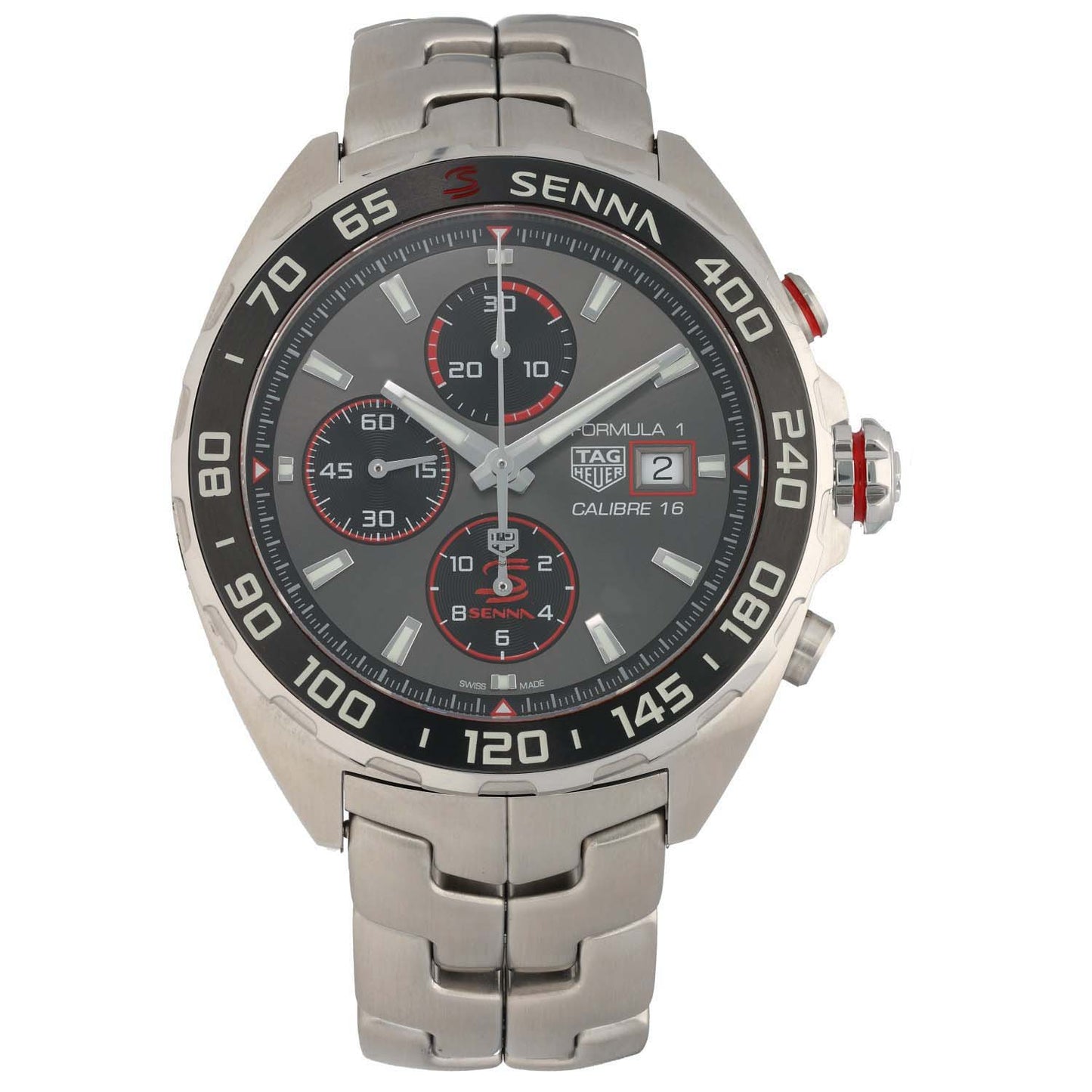 Tag Heuer Formula 1 Senna CAZ201D-0 44m Stainless Steel Watch
