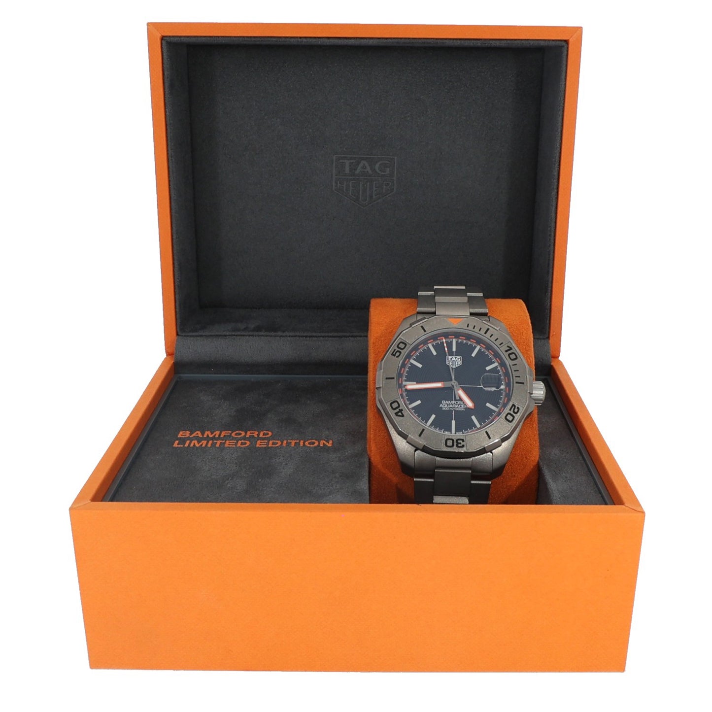 Tag Heuer Aquaracer Bamford Limited Edition WAY208F 43mm Titanium Watch