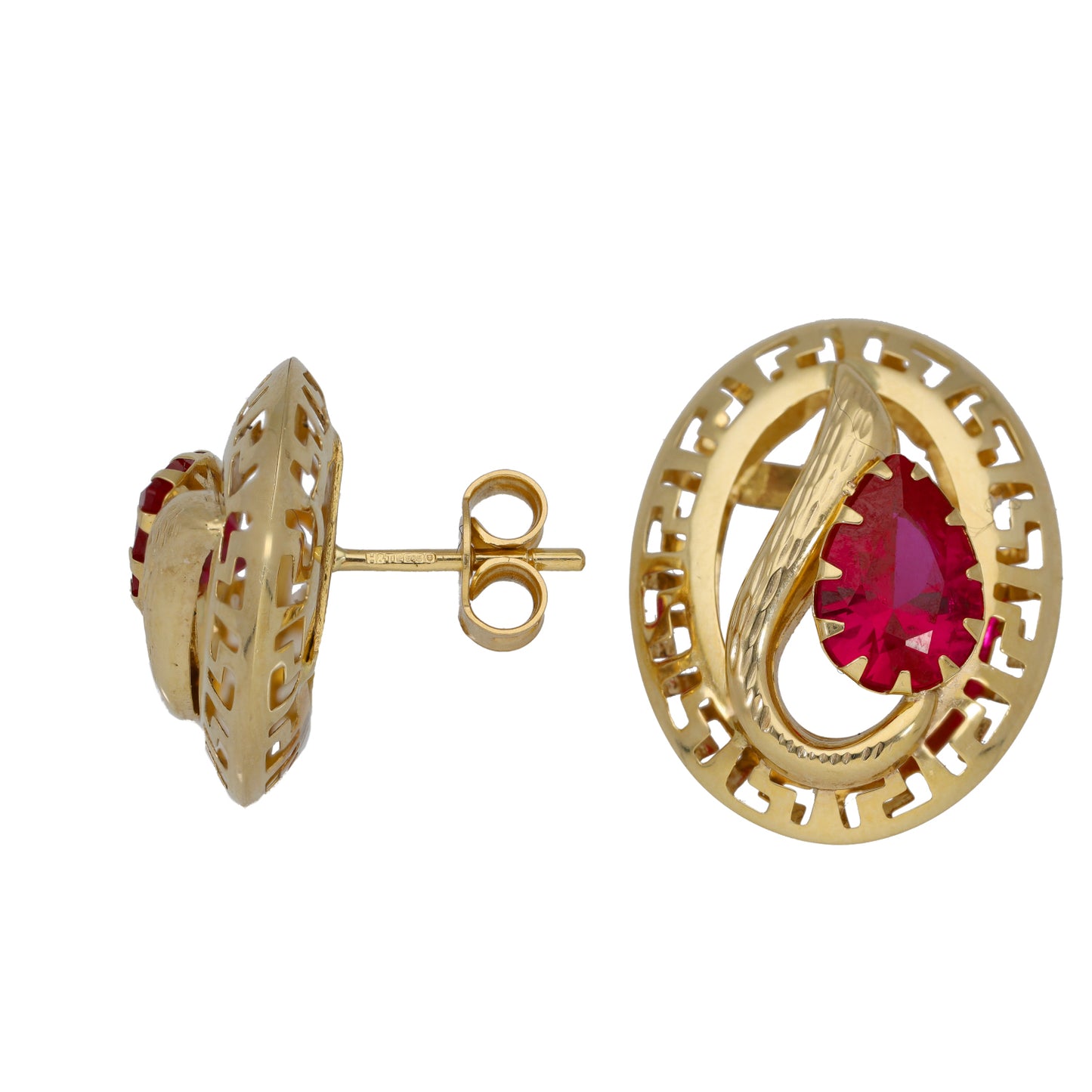 14ct Gold Imitation Gems Dress/Cocktail Earrings