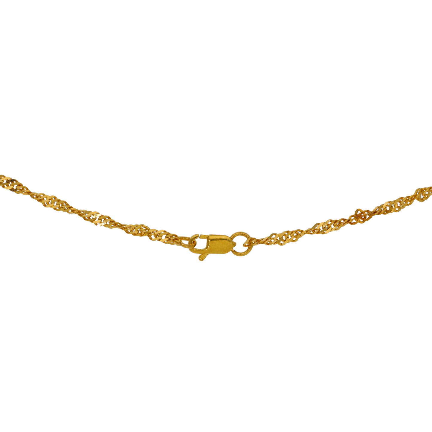 22ct Gold Rope Chain 18"