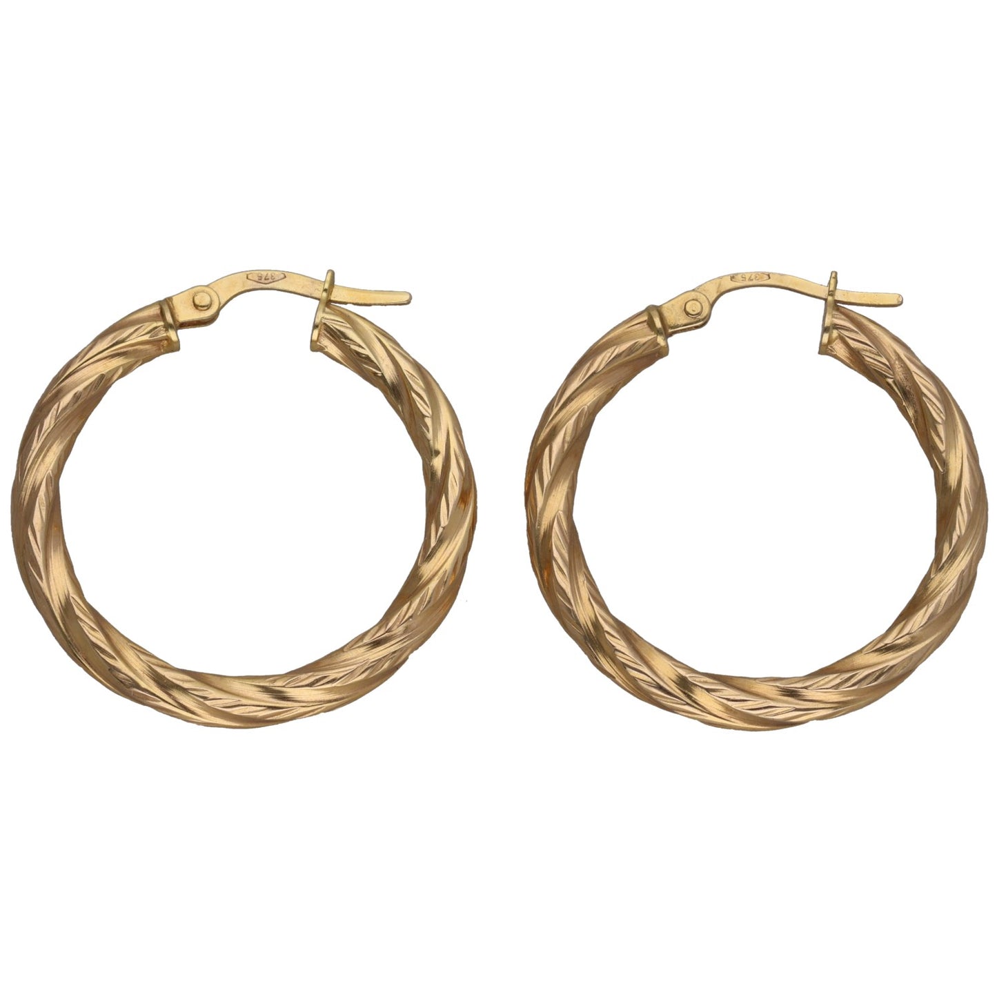 9ct Gold Hoop Earrings