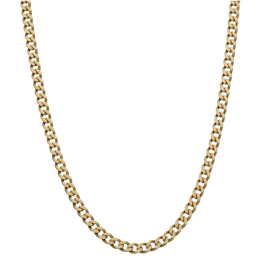 9ct Gold Curb Chain 20"
