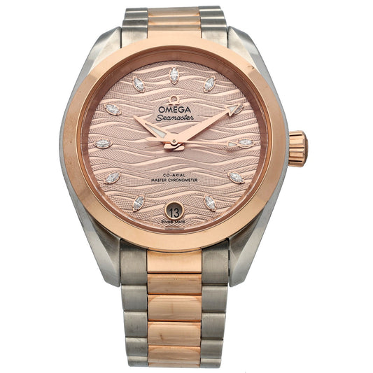 Omega Seamaster Aqua Terra 220.20.34.20.59.001 34mm Bi-Colour Watch (Ex-Display)