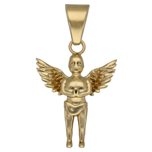 9ct Gold Cherub Pendant