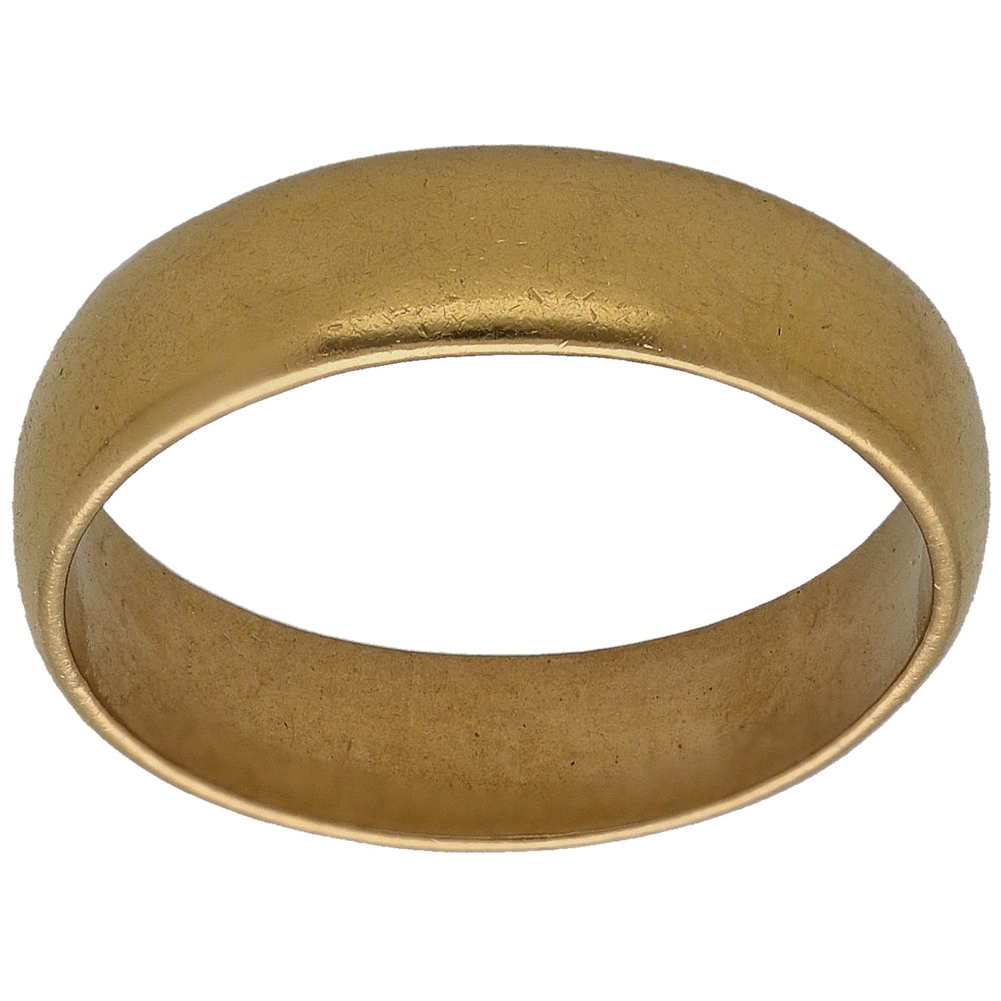 22ct Gold Plain Wedding Ring Size M