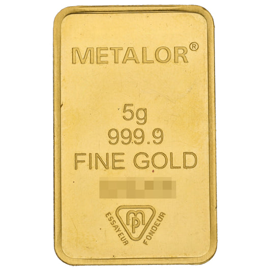 24ct 5g Gold Bar