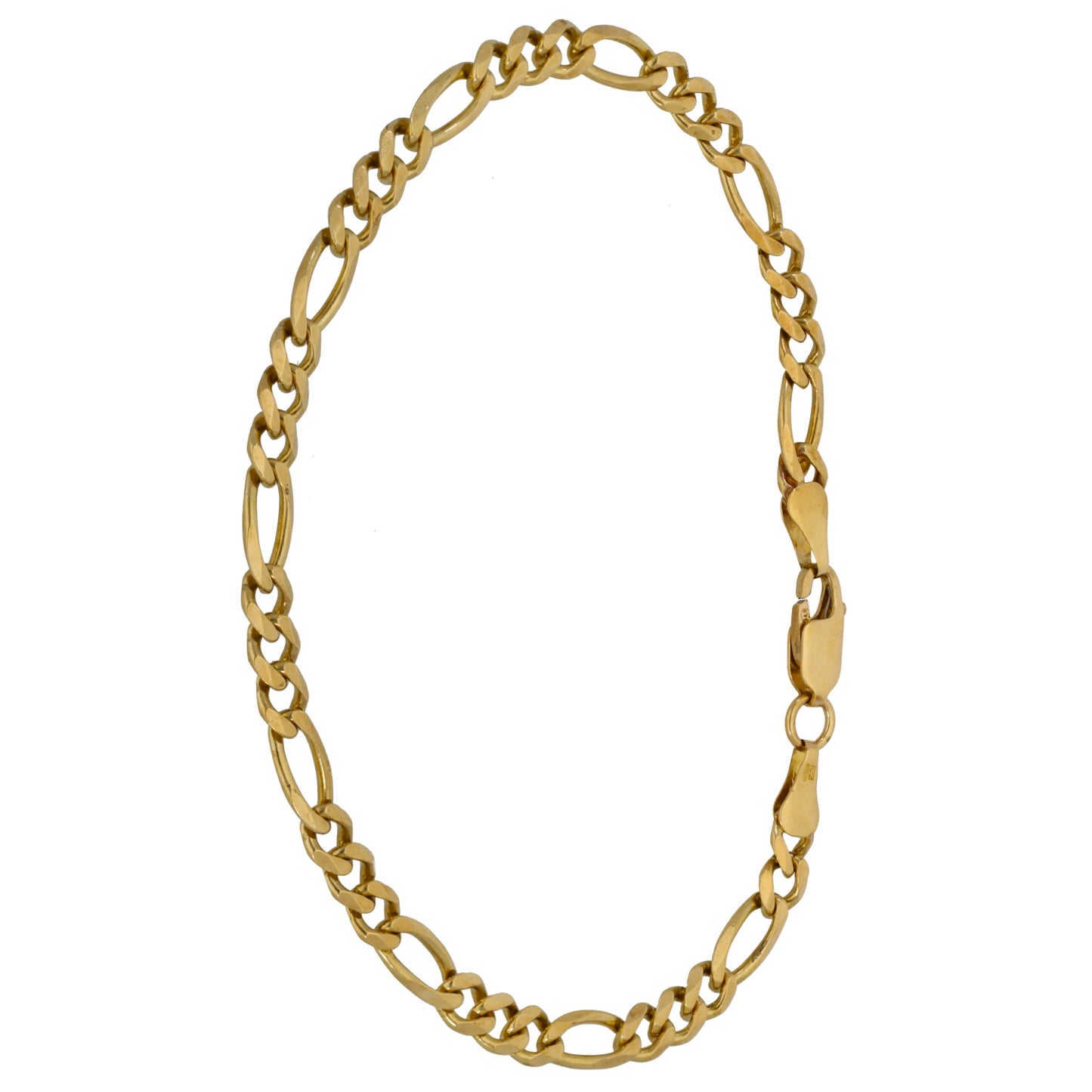 9ct Gold Figaro Bracelet