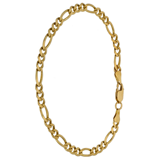 9ct Gold Figaro Bracelet