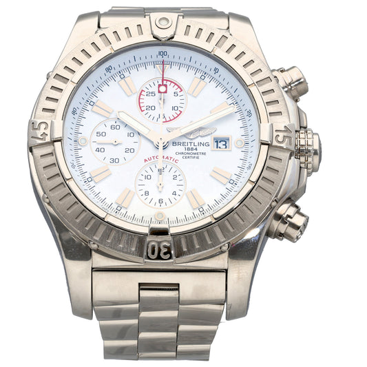 Breitling Super Avenger A13370 48mm Stainless Steel Watch