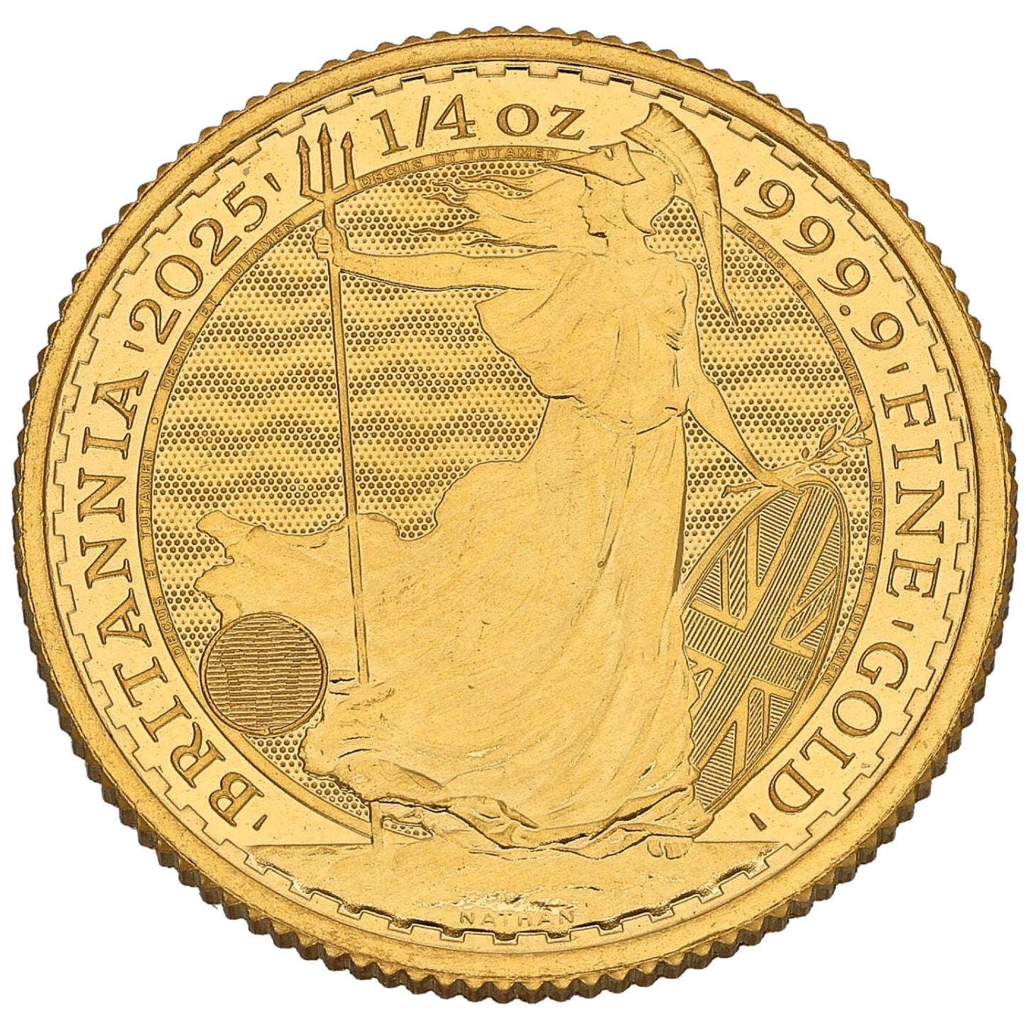24ct Gold King Charles III 1/4 OZ Britannia Coin 2025