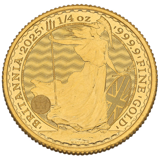 24ct Gold King Charles III 1/4 OZ Britannia Coin 2025