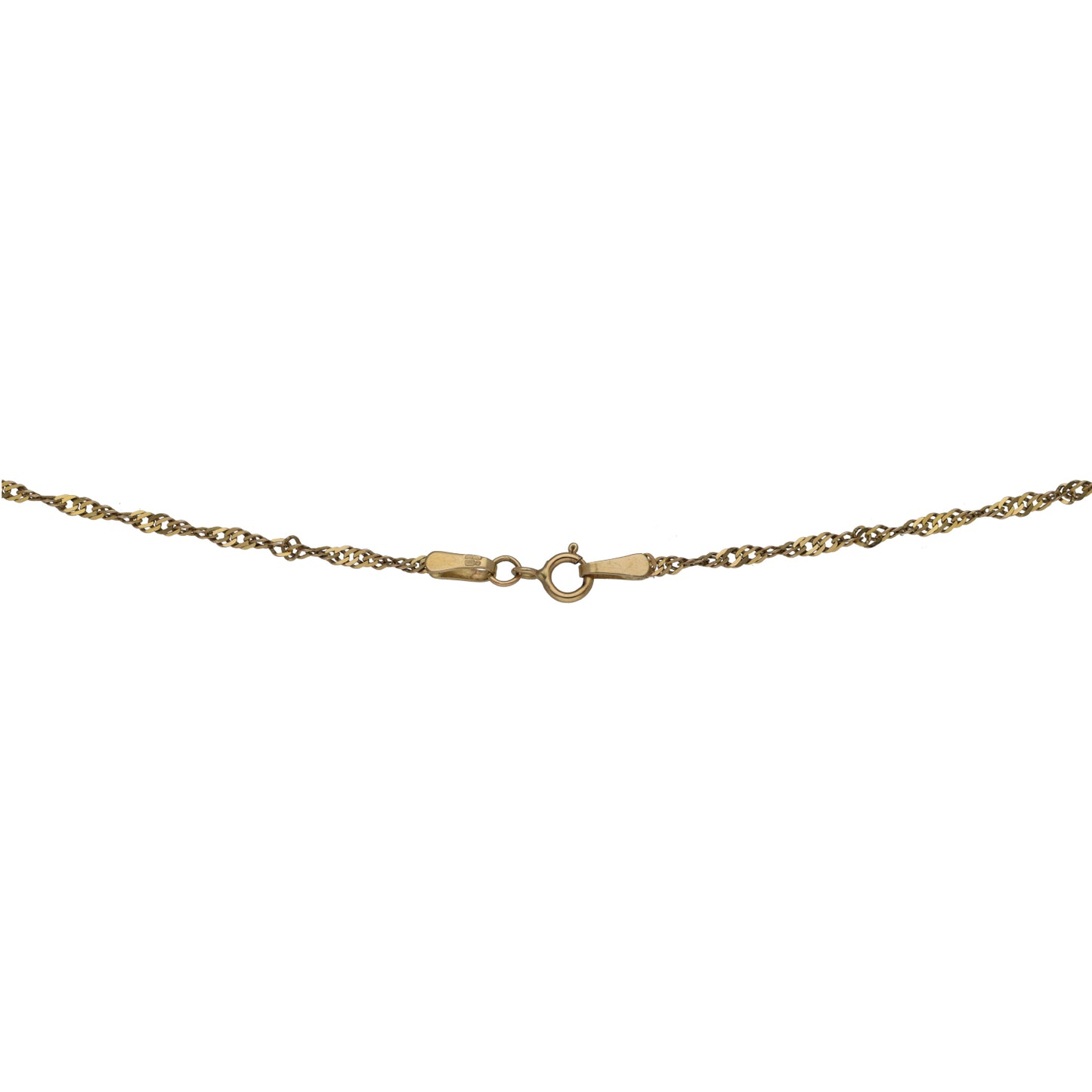 9ct Gold Singapore Chain 18"