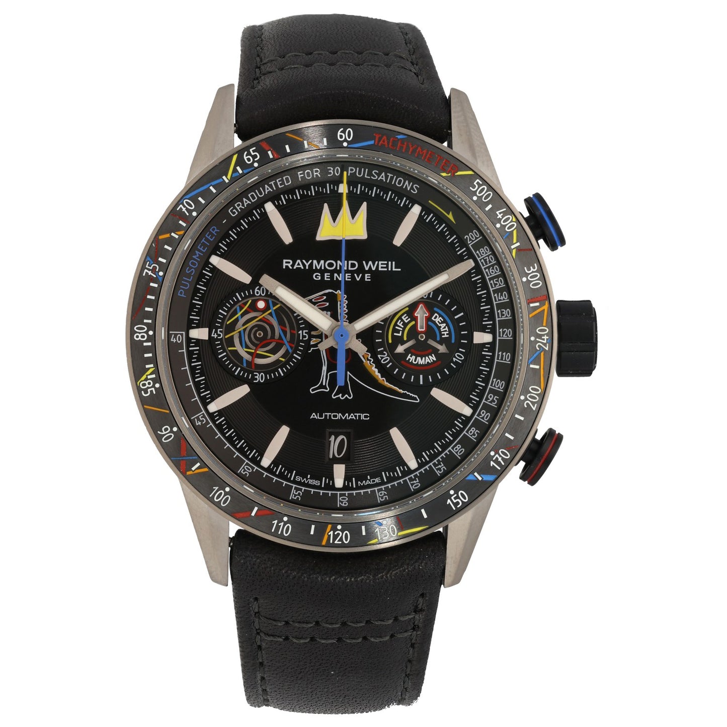 Raymond Weil Freelancer Basquiat Special Edition 7780 43mm Titanium Watch