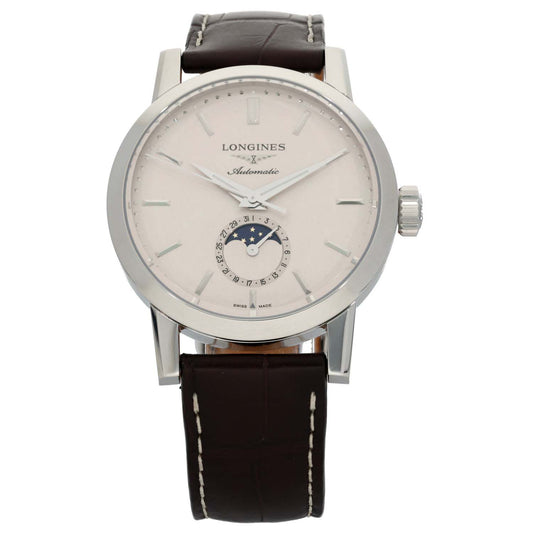 Longines Heritage 1832 Moonphase L4.826.4 40mm Stainless Steel Watch