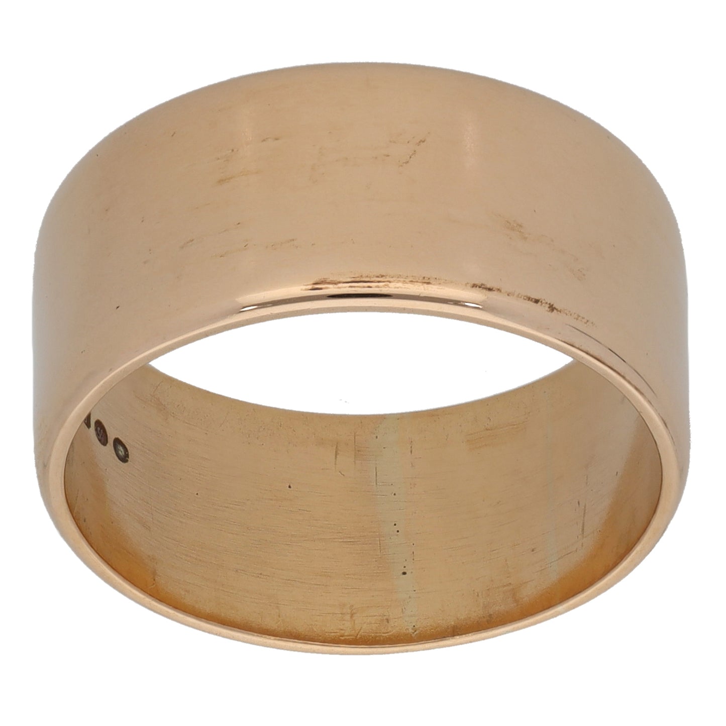 9ct Rose Gold Plain Wedding Ring Size P