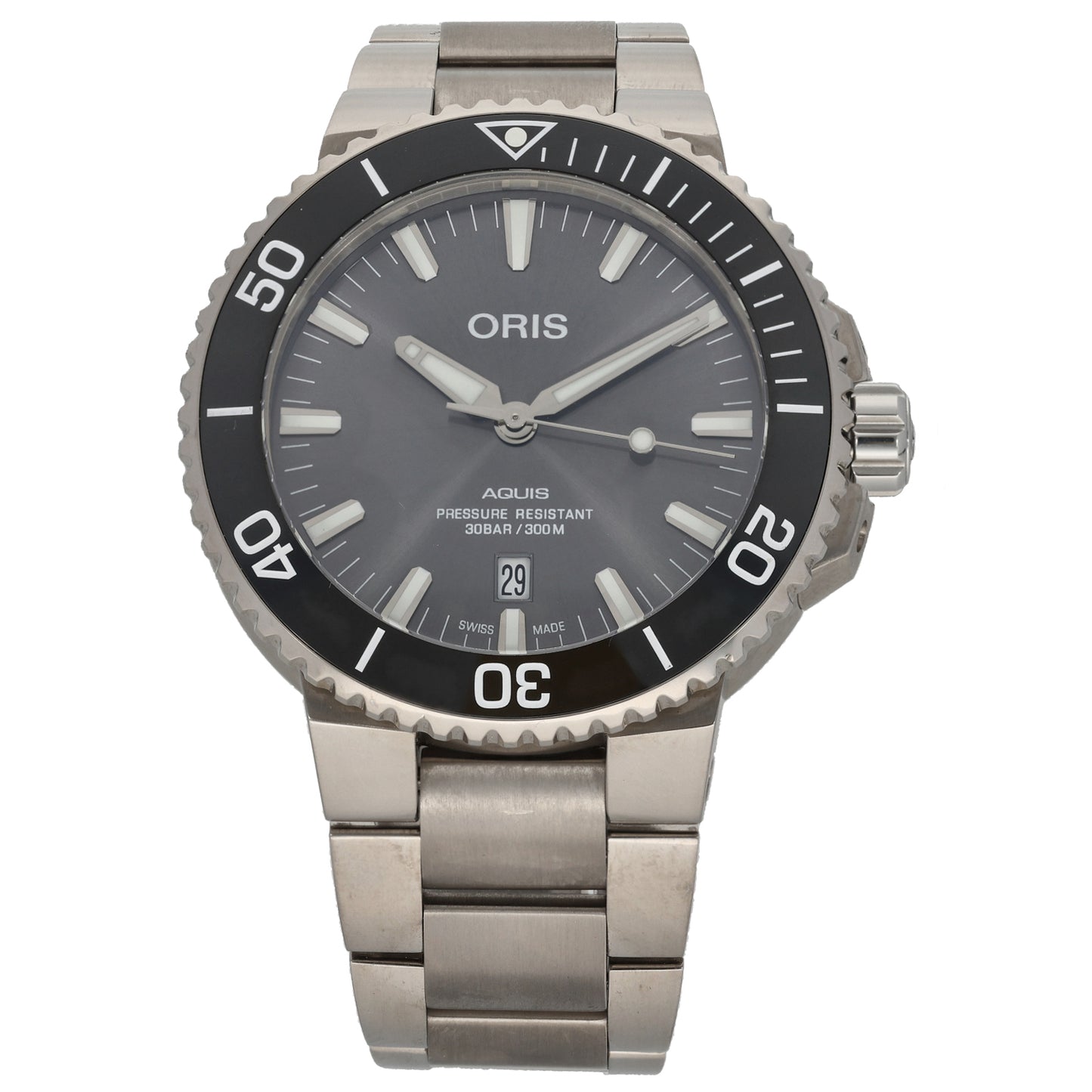 Oris Aquis 7730 43.5mm Titanium Watch
