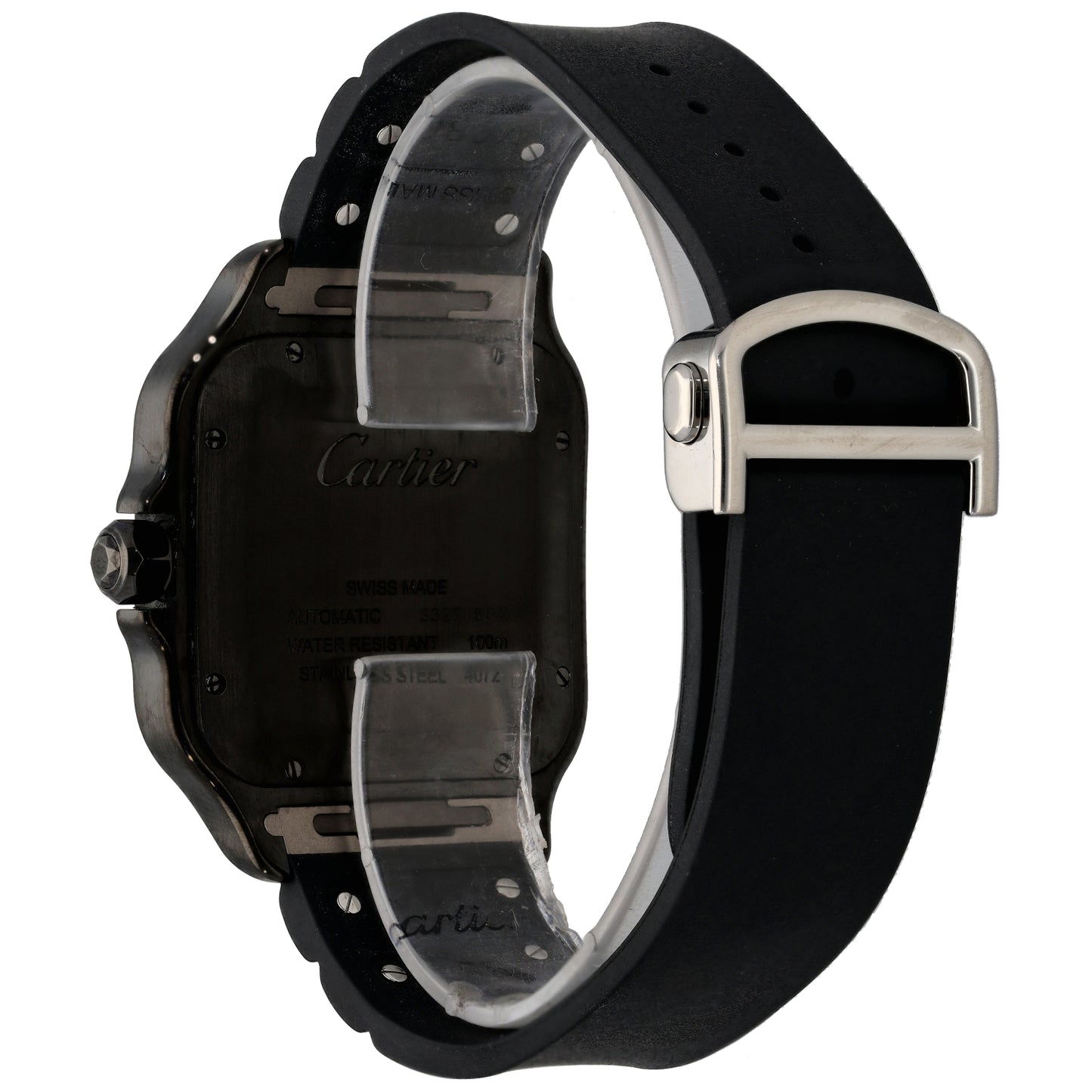 Cartier Santos De Cartier WSSA0039 40mm DLC Stainless Steel Watch