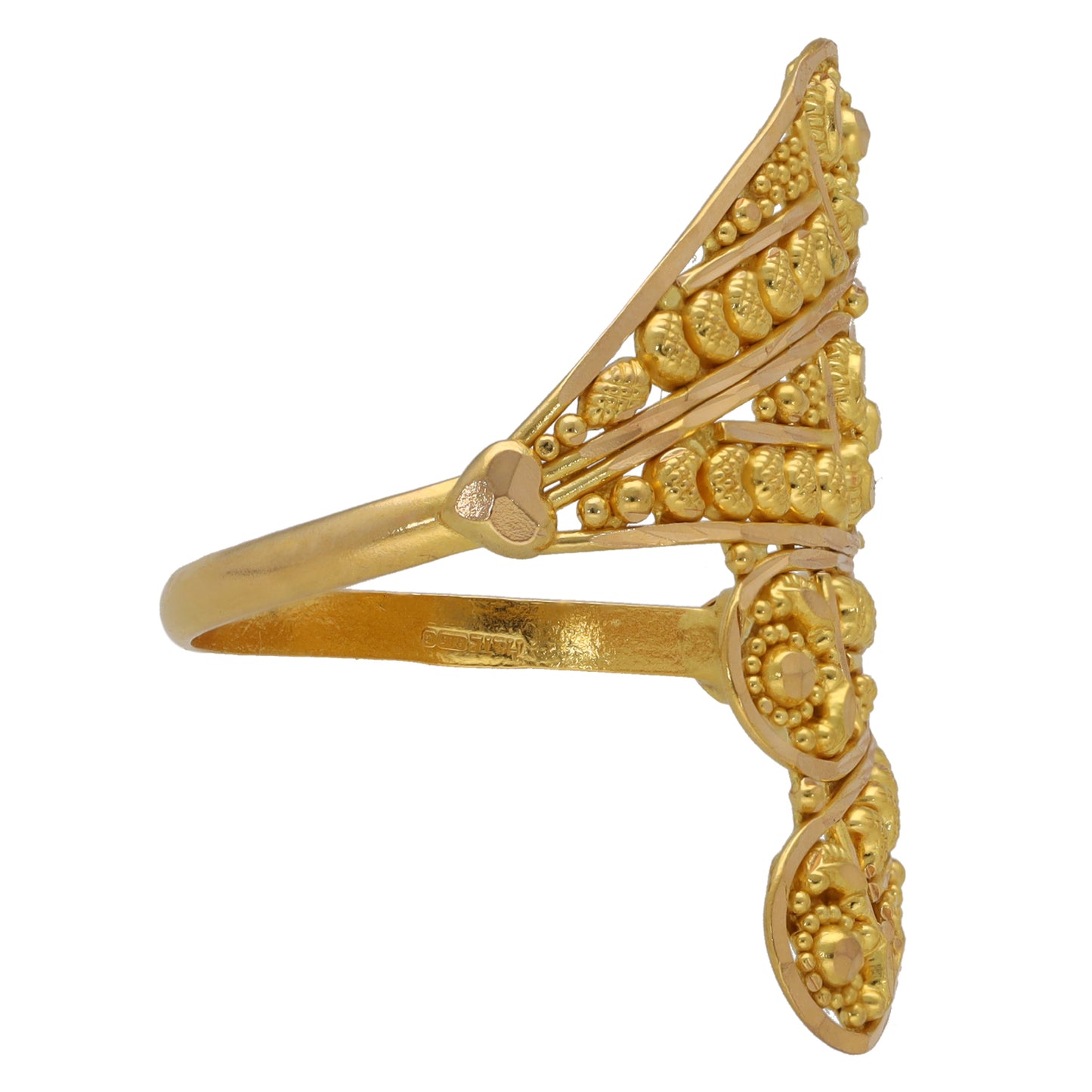 22ct Gold Alternative Ring Size M