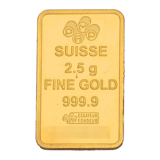 24ct 2.5g Gold Bar