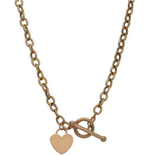 9ct Gold Belcher Chain 18"