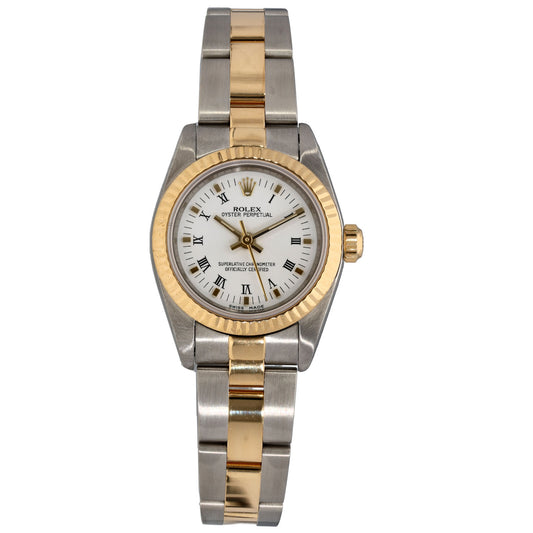 Rolex Oyster Perpetual 76193 26mm Bi-Colour Watch
