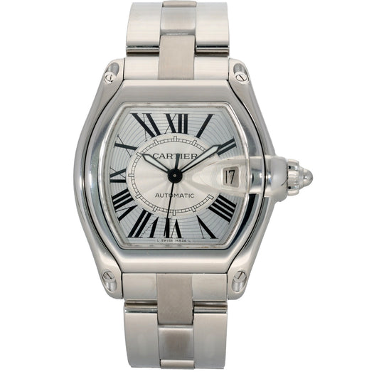 Cartier Roadster W62025V3 38.5mm Stainless Steel Watch