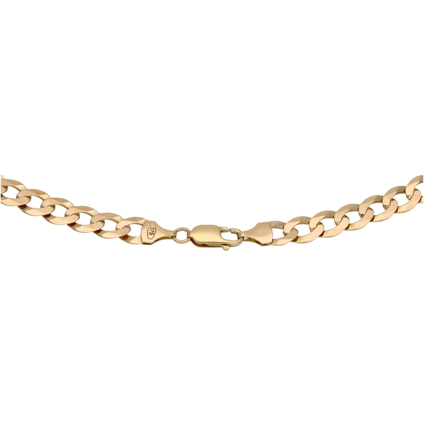 9ct Gold Curb Chain 20"