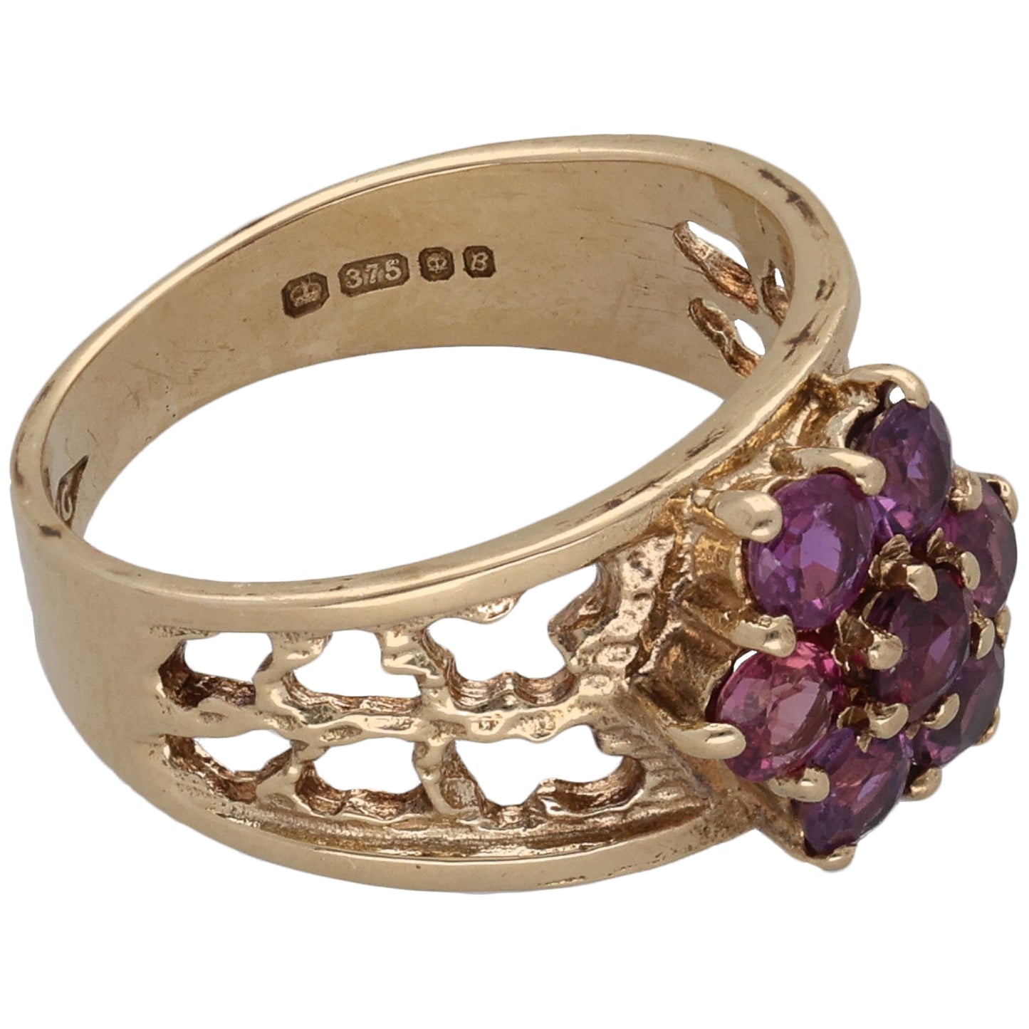 9ct Gold Sapphire Dress/Cocktail Ring Size K